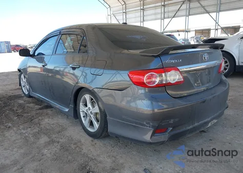 2011 Toyota Corolla S from USA, damaged, VIN 2T1BU4EEXBC629153